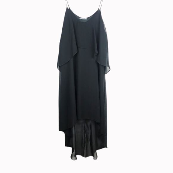 Soprano Black High Low Slip Dress Sz XS - Picture 1 of 4